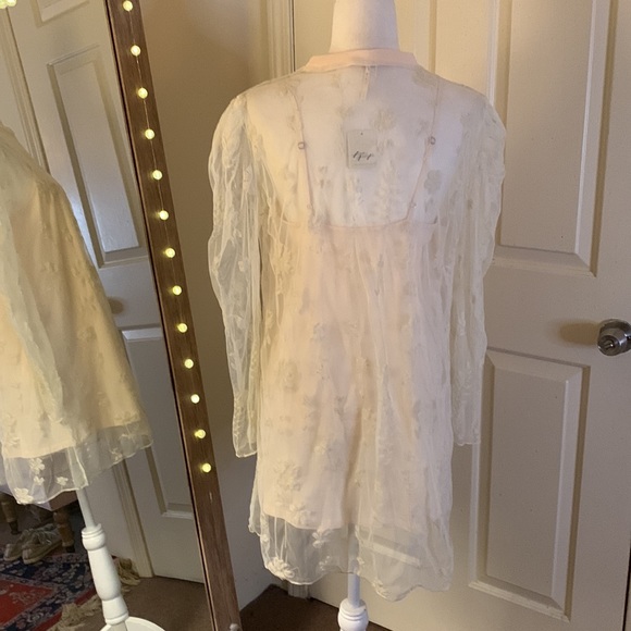 Free People Cecelia Sheer Mini Dress - Picture 8 of 12